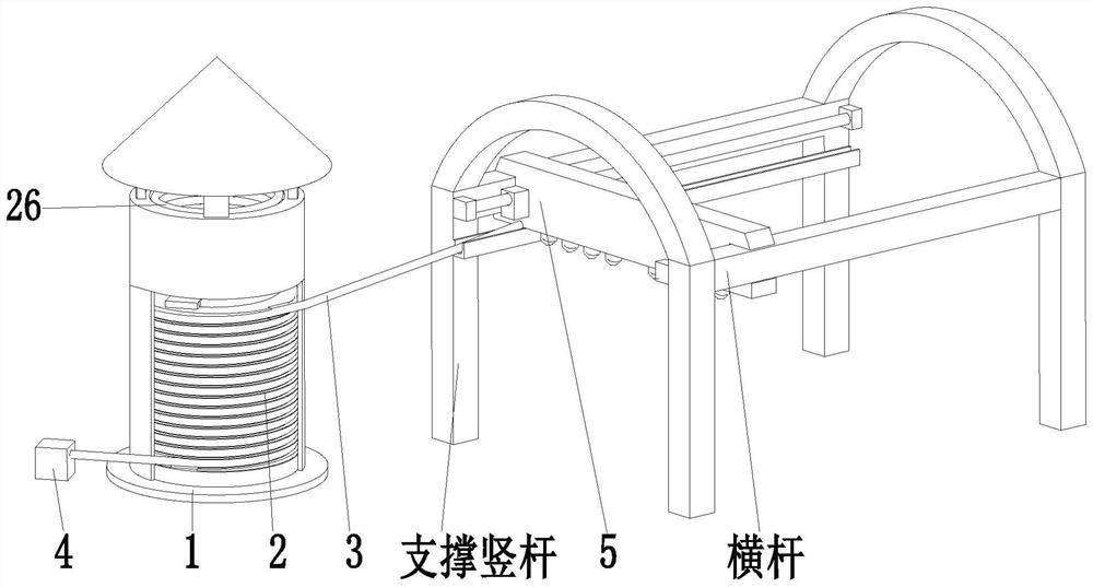 Watering and irrigation system for greenhouse agricultural planting