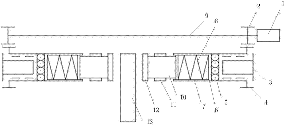 Automobile braking system adopting electric execution mechanism