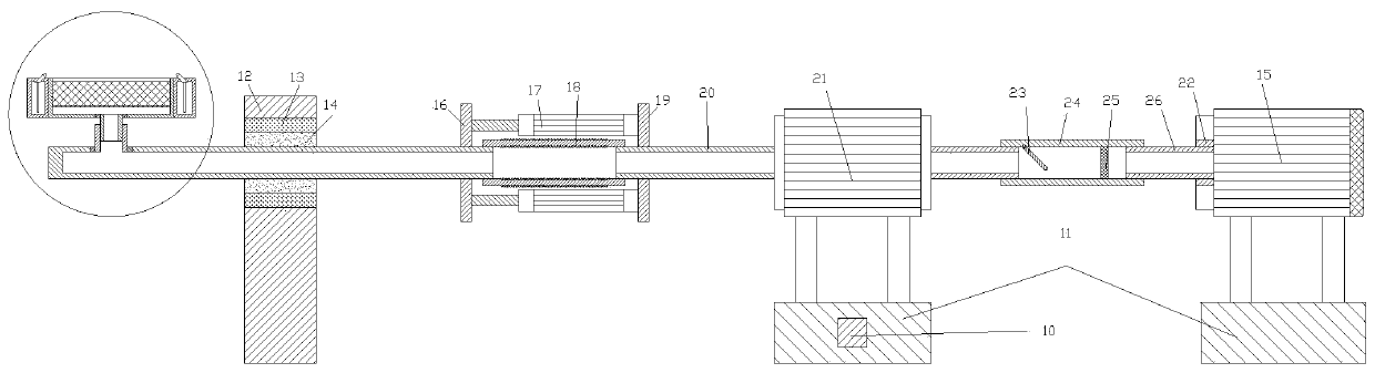 Protecting, cooling and chip collecting device used when laser cutting inner wall of cylinder and using method thereof