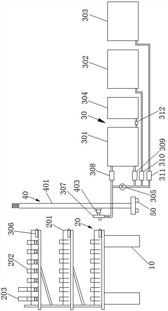 A large-scale soilless cultivation system for crops and a nutrient solution injection and return method