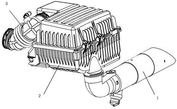 Air intake system of automobile engine