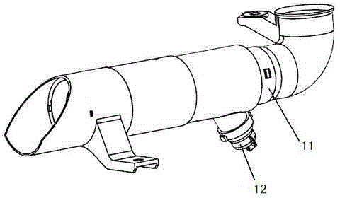 Air intake system of automobile engine