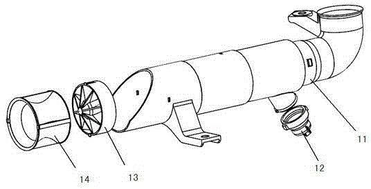 Air intake system of automobile engine