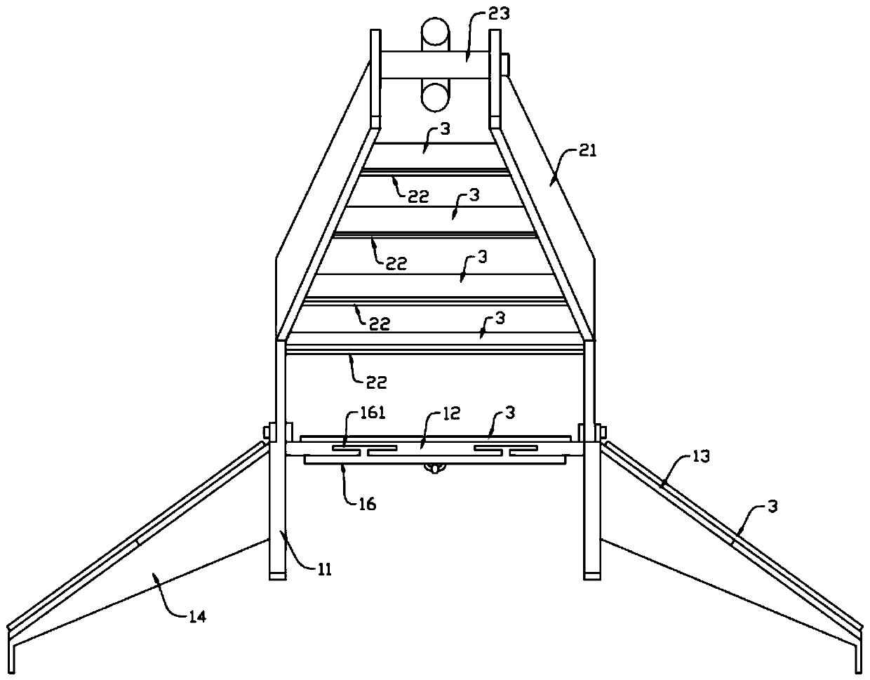 Ocean engineering drag anchor capable of improving anti-pull bearing capacity