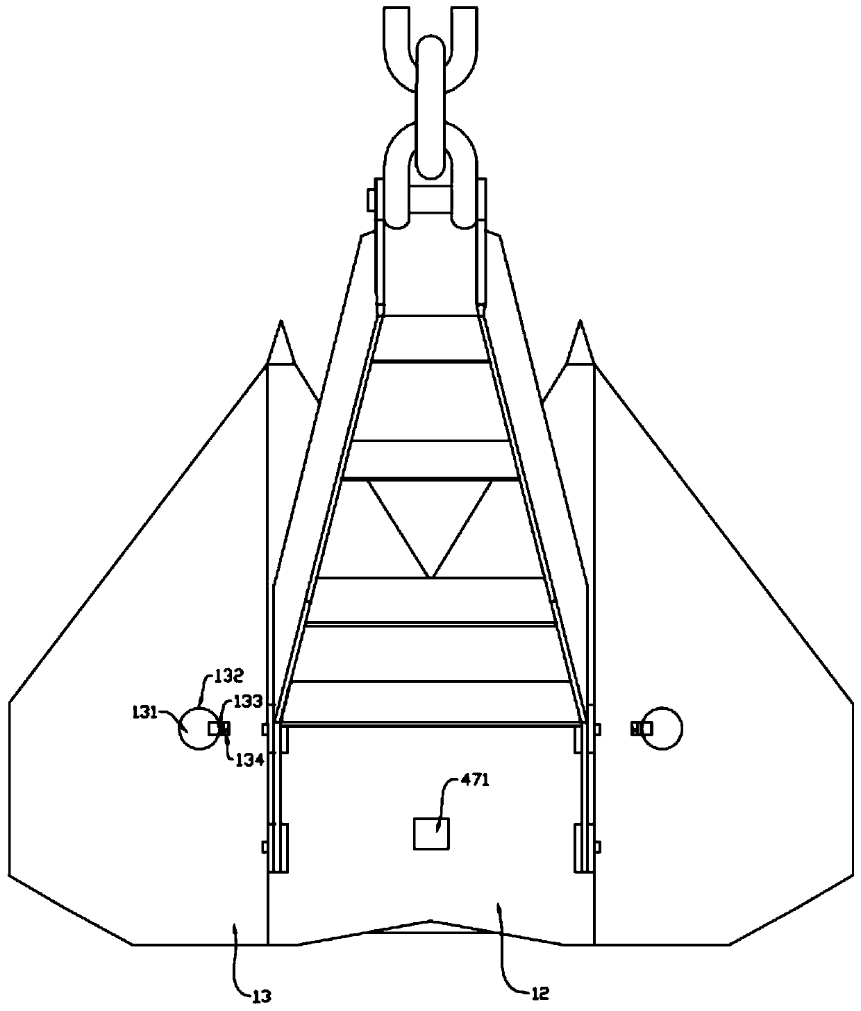 Ocean engineering drag anchor capable of improving anti-pull bearing capacity