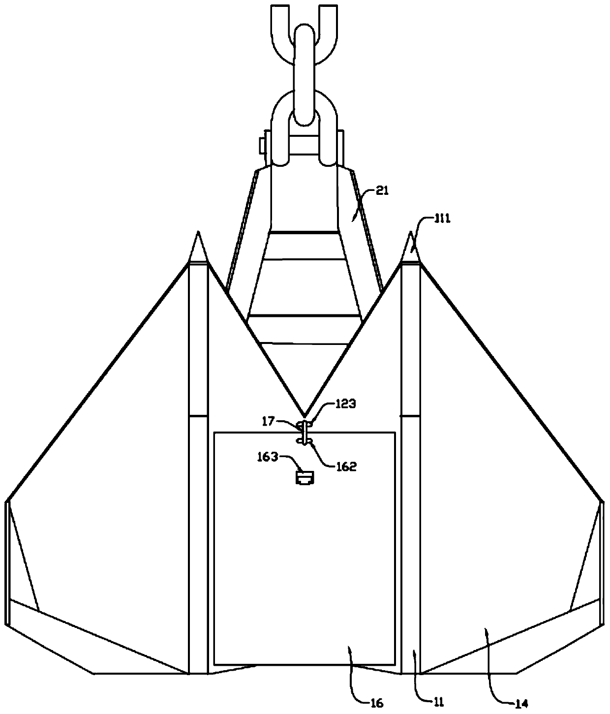 Ocean engineering drag anchor capable of improving anti-pull bearing capacity