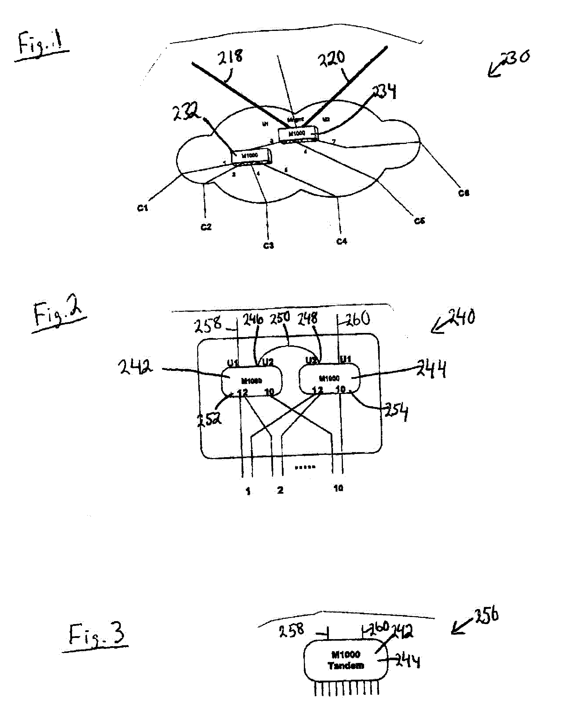 Method of sending a packet through a node