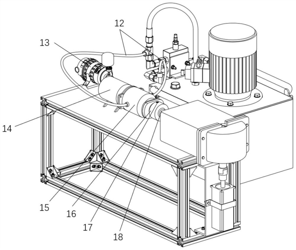 Wellhead sealing simulation device for high-pressure gas well