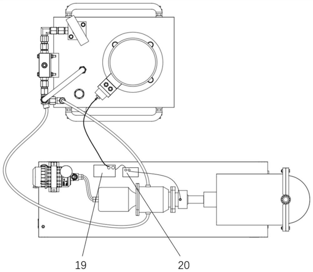 Wellhead sealing simulation device for high-pressure gas well