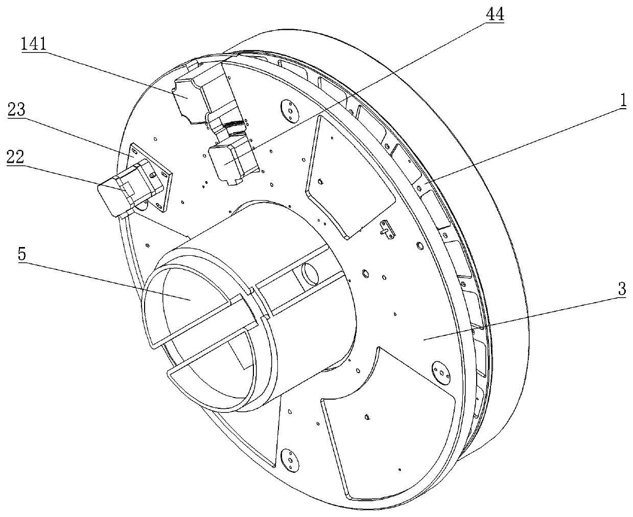 Uniform Mixing device for reagent tray magnetic beads as well as use method