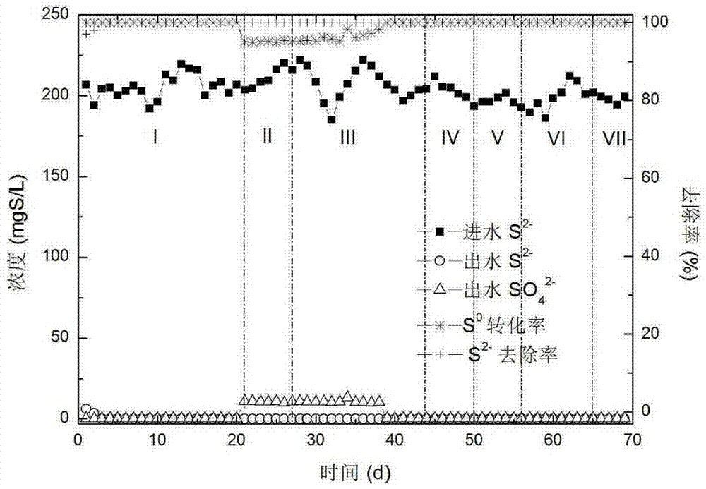 Rapid culture method for mixed culture denitrification desulphurization granule sludge