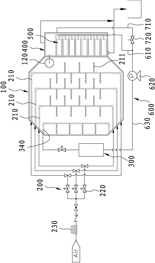 Treatment equipment for high-density breeding circulating water