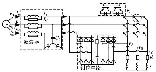 Matrix converter carrier frequency modulation method and device and storage medium