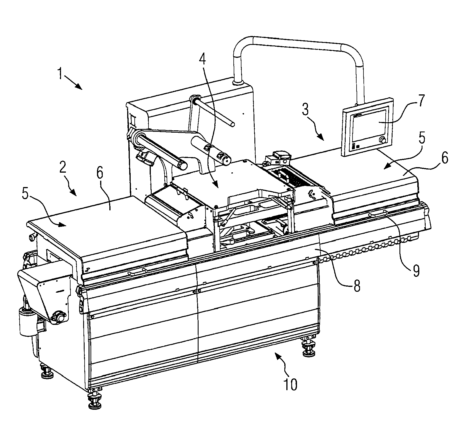 Packaging Machine with a Protective Device and Method