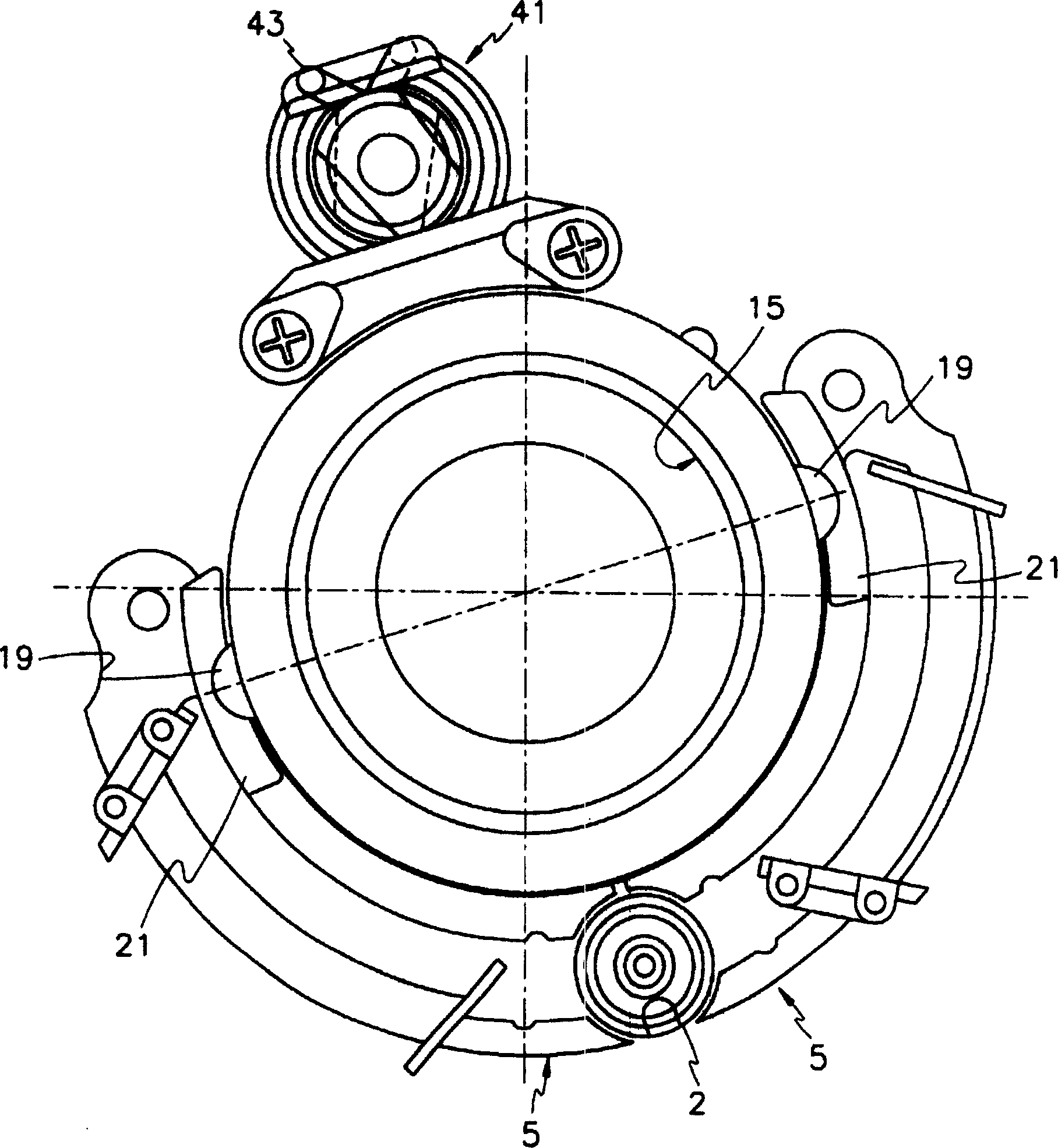 Drive method for camera shutter