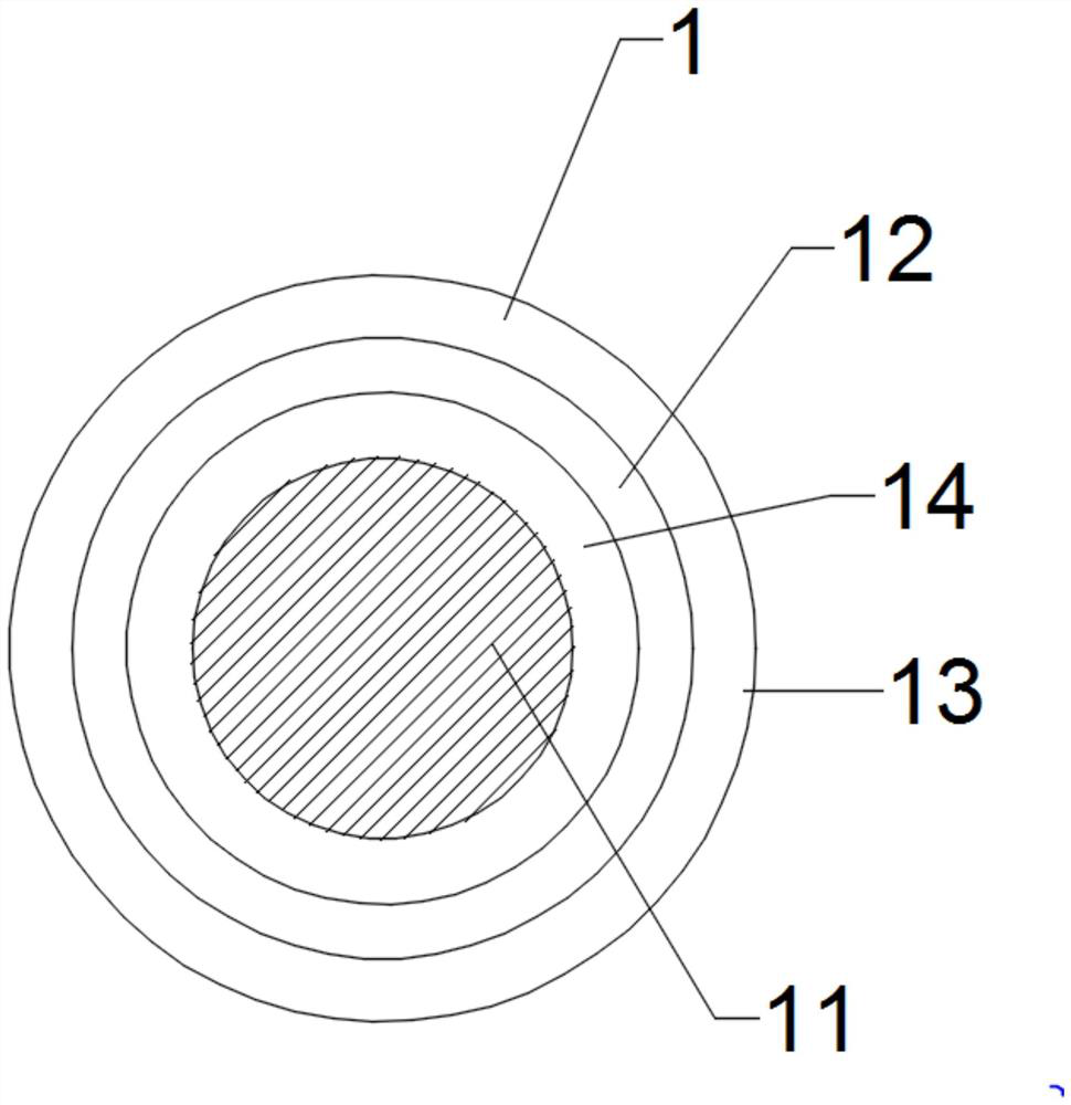 High-efficiency energy-saving power cable