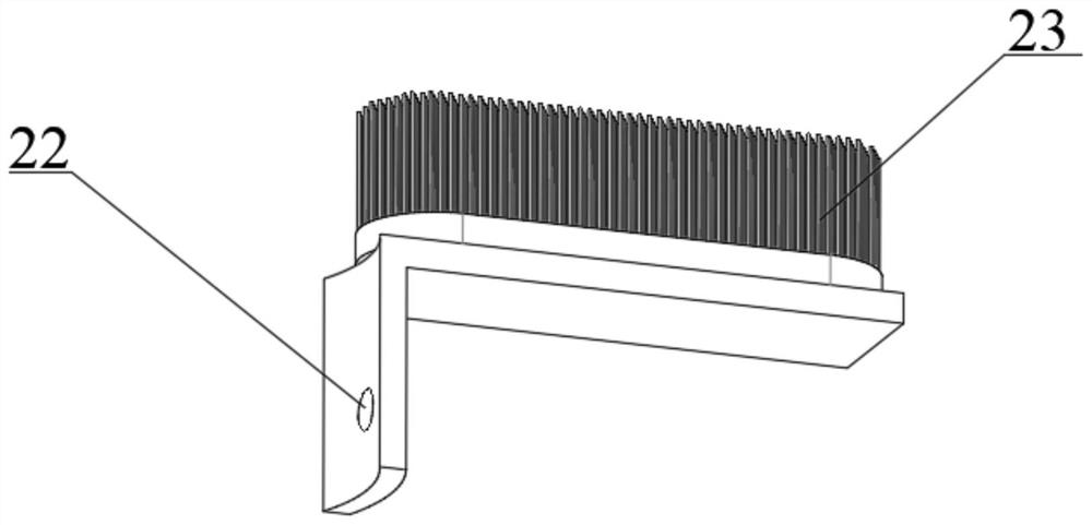 Pneumatic rice metering device with integrated disc chamber