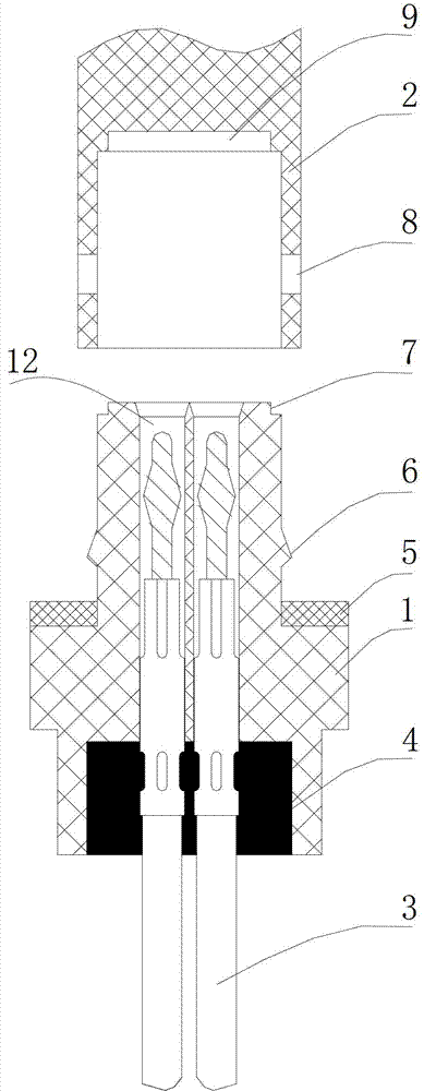 Fast-locking mistaken installation preventive connector