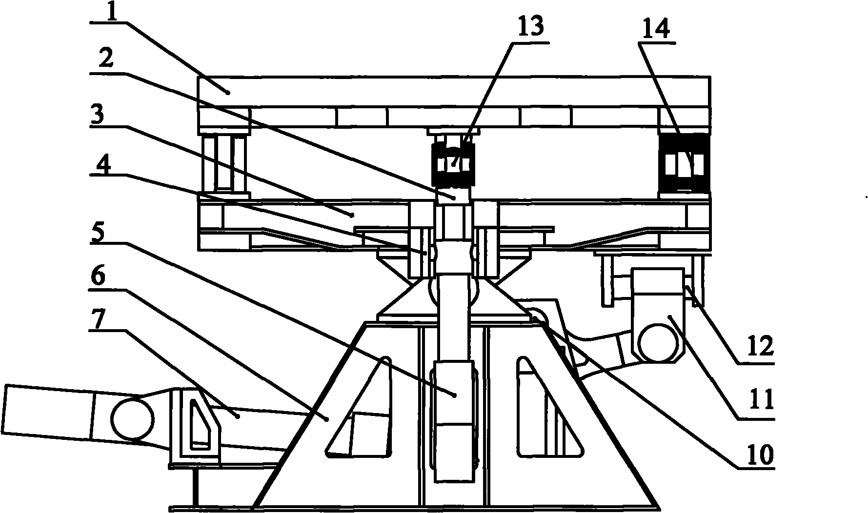 High-precision two-degrees-of-freedom stable platform