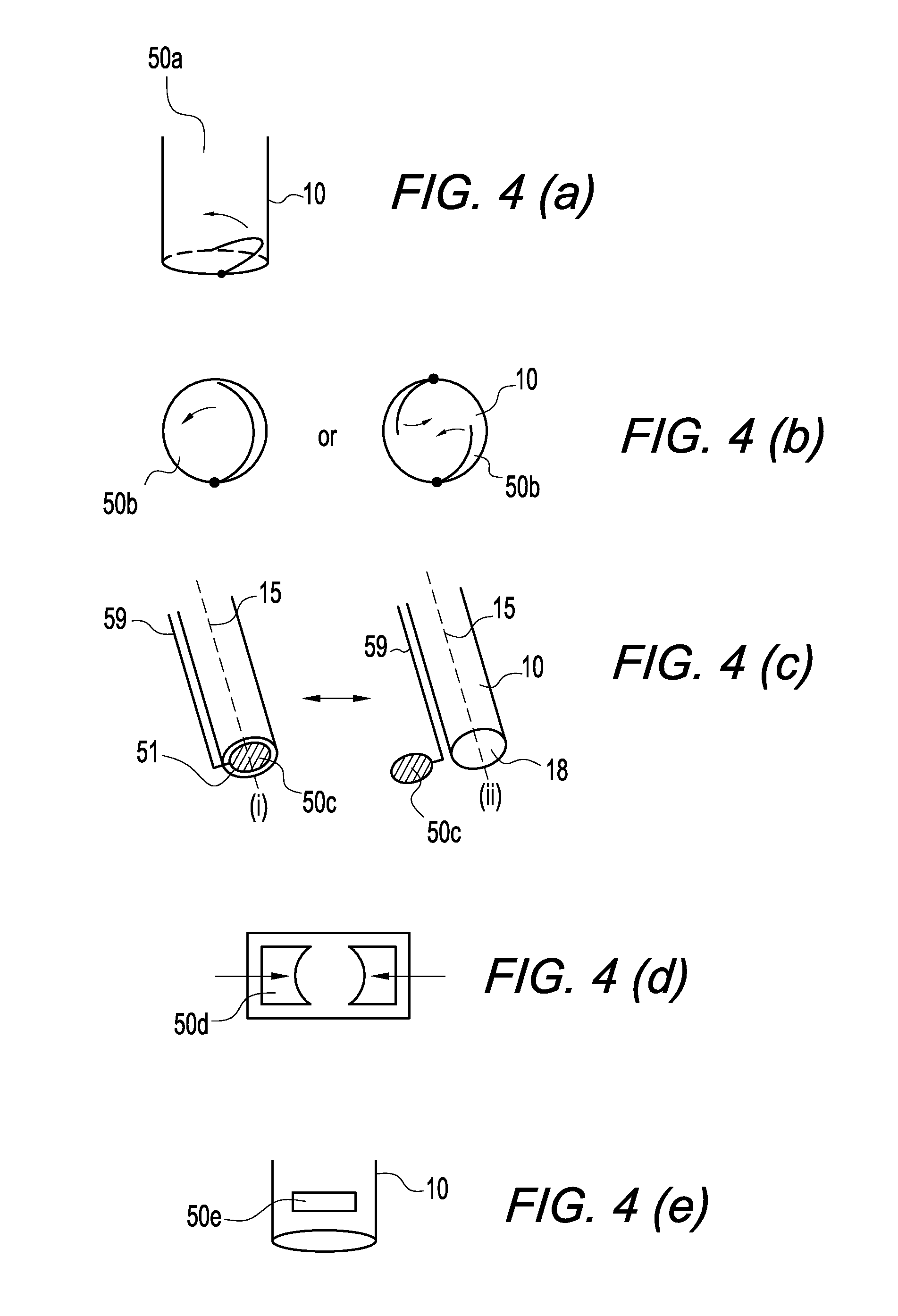 Bone void filling tube and shear mechanism