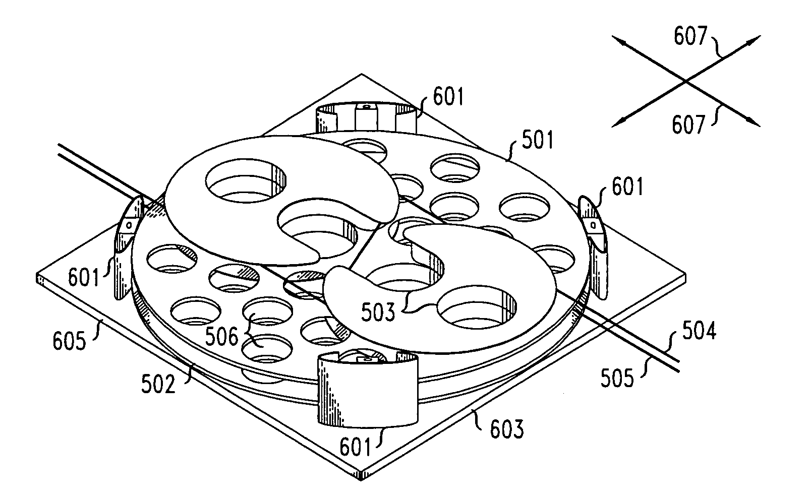 Method and apparatus for operational low-stress optical fiber storage