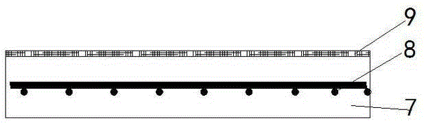 Anti-knocking steel box beam bridge deck paving structure and paving method