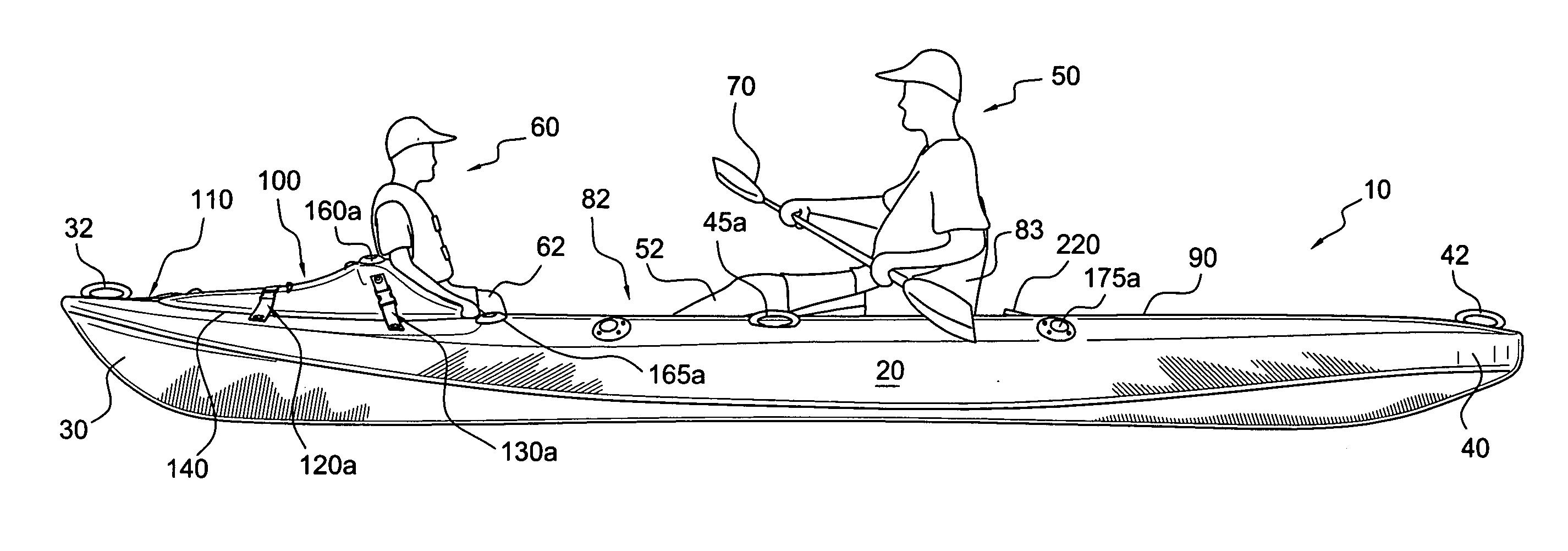 Motorized kayak