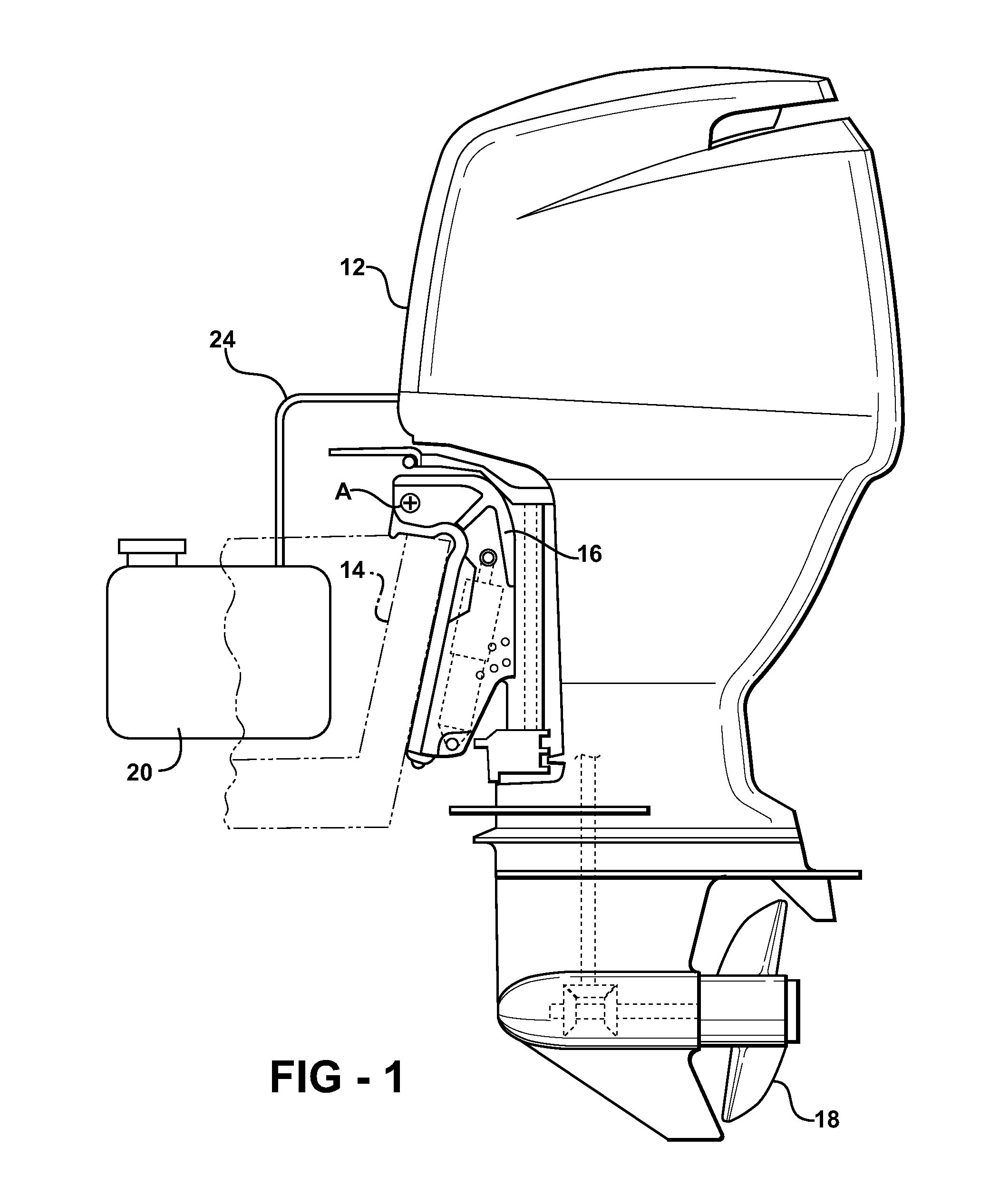 Fuel level sensor for marine fuel vapor separator external to unit