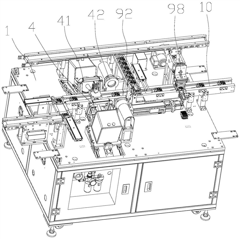 Full-automatic assembling and welding production line