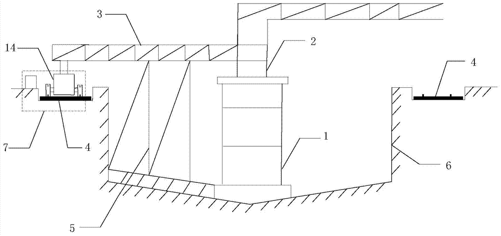 Wireless power supply system and control method thereof of drive trolley type used for peripheral drive rake thickener