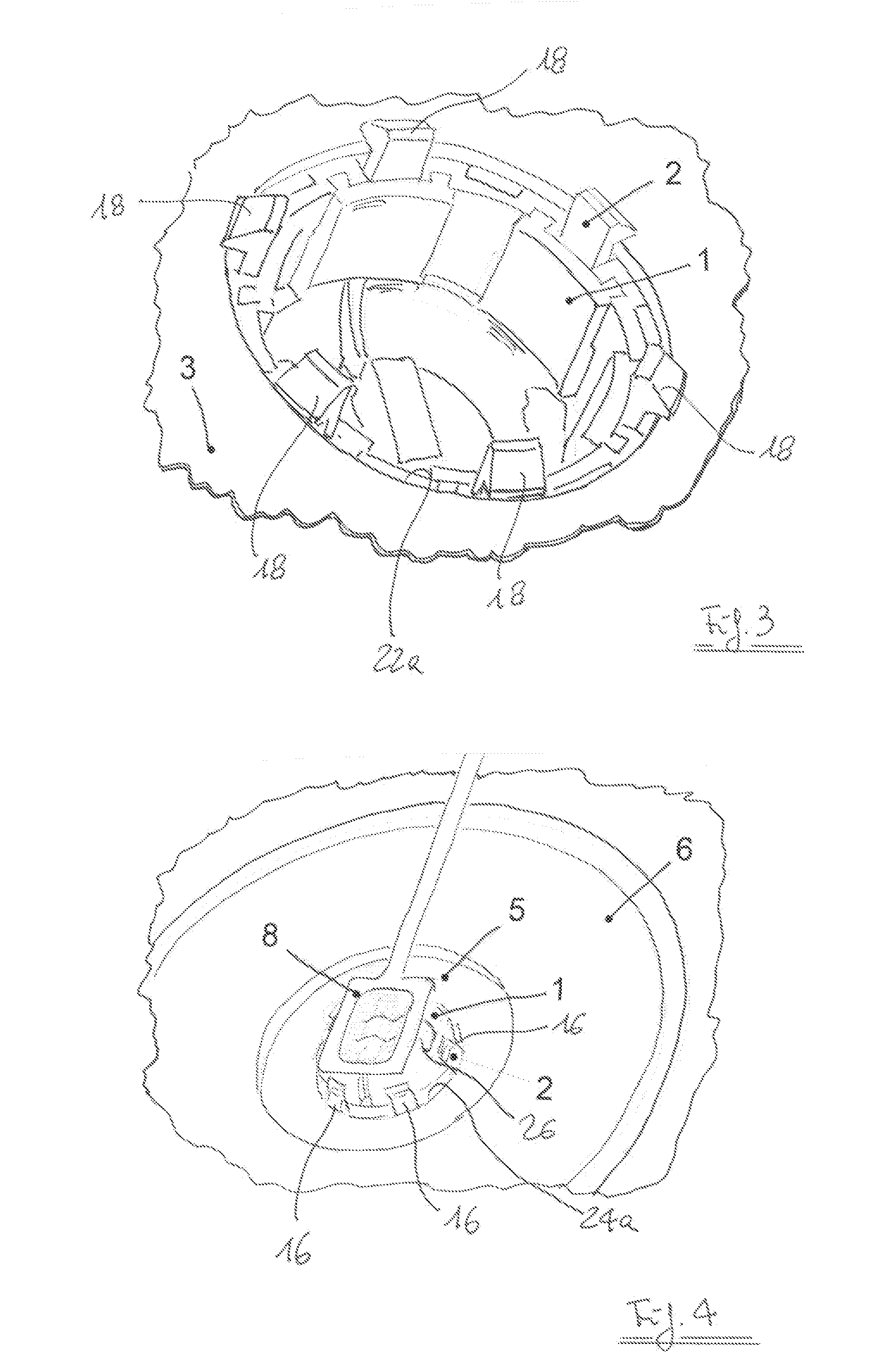 Induction Heating Device, Cooking Appliance using such Device and Method for Assembly thereof