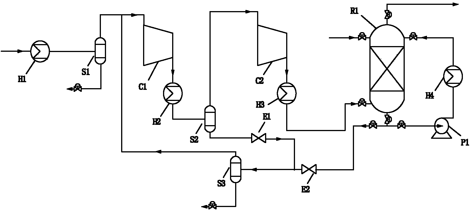 Oxygen-enriched combustion flue gas purification device