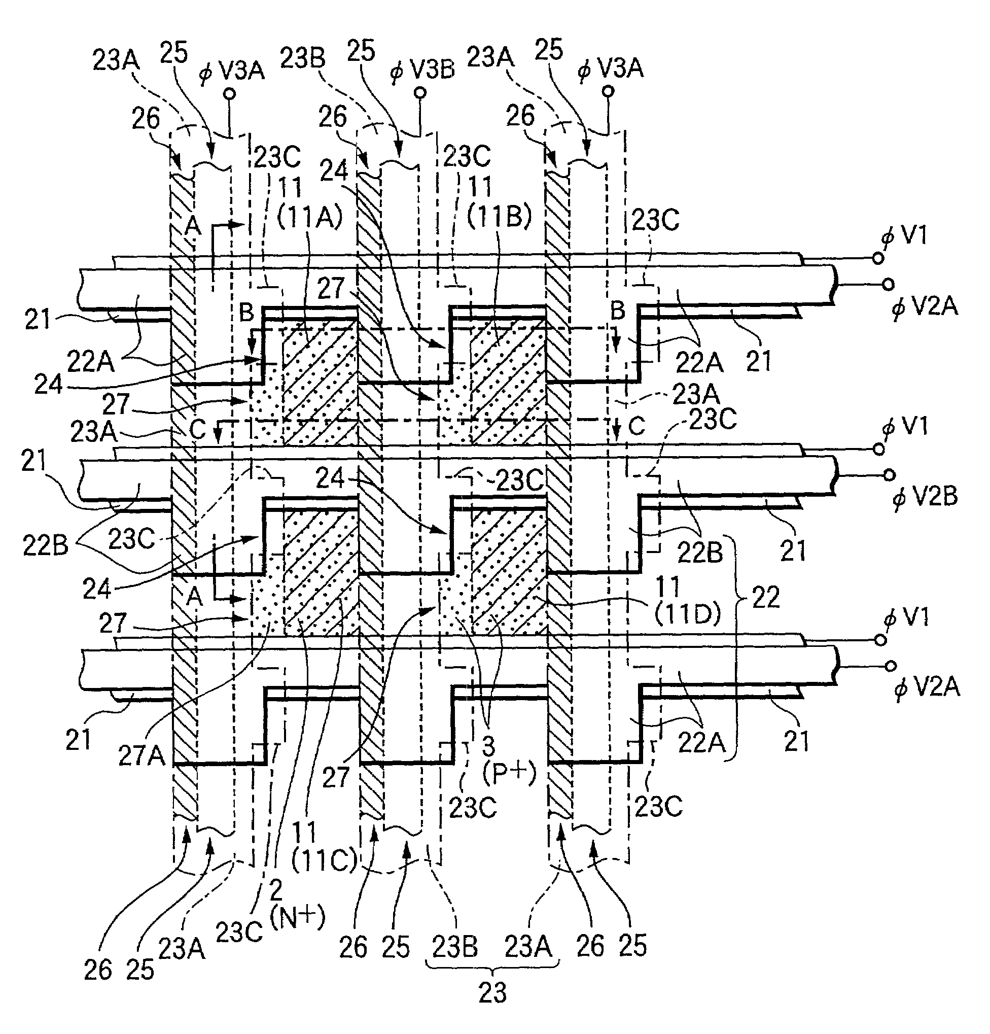 Solid-state image pickup device and method for driving the same