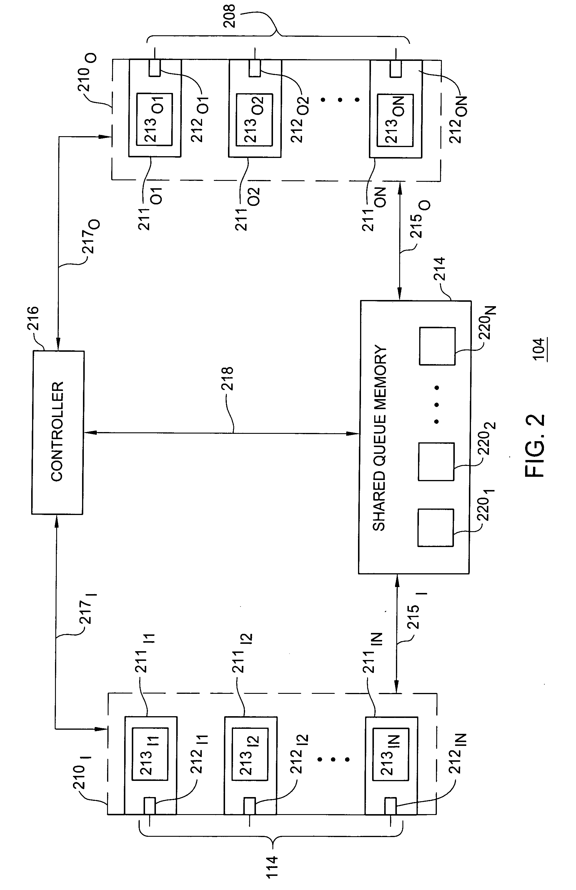 Method and apparatus for policing connections using a leaky bucket algorithm with token bucket queuing