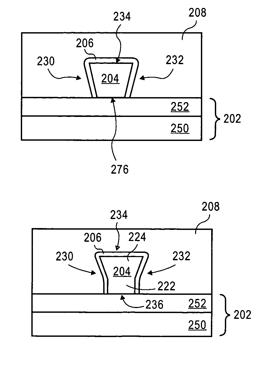 Nonplanar device with thinned lower body portion and method of fabrication