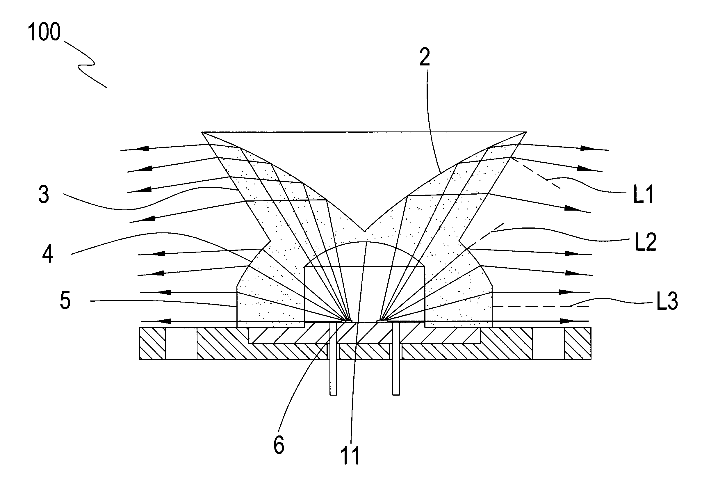 High efficiency refraction body