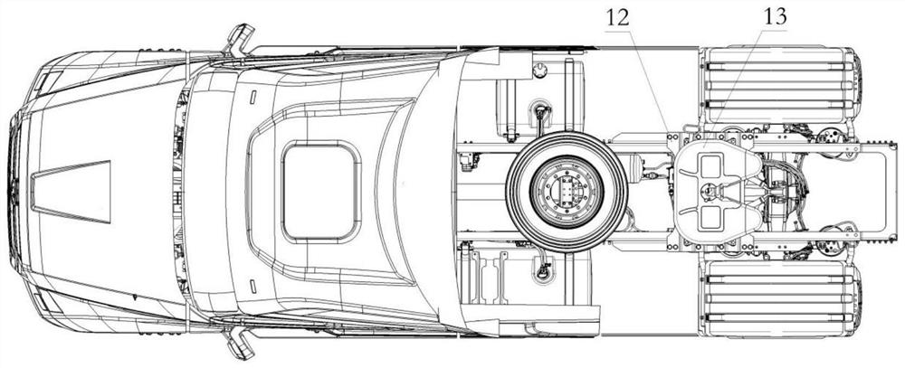 Novel 4*2 long-head tractor