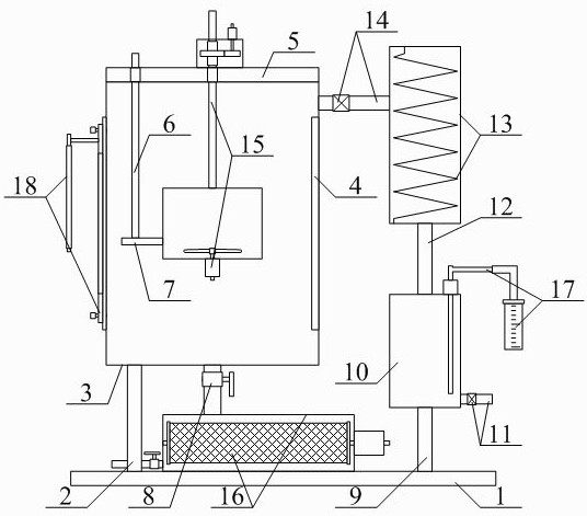 Traditional Chinese medicine distillation and extraction device with lifting device and good protection effect