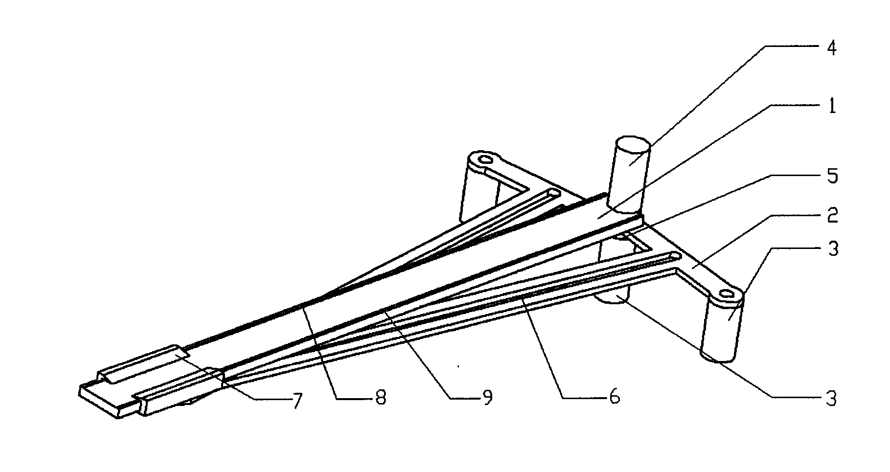 Circular arc radius measuring ruler