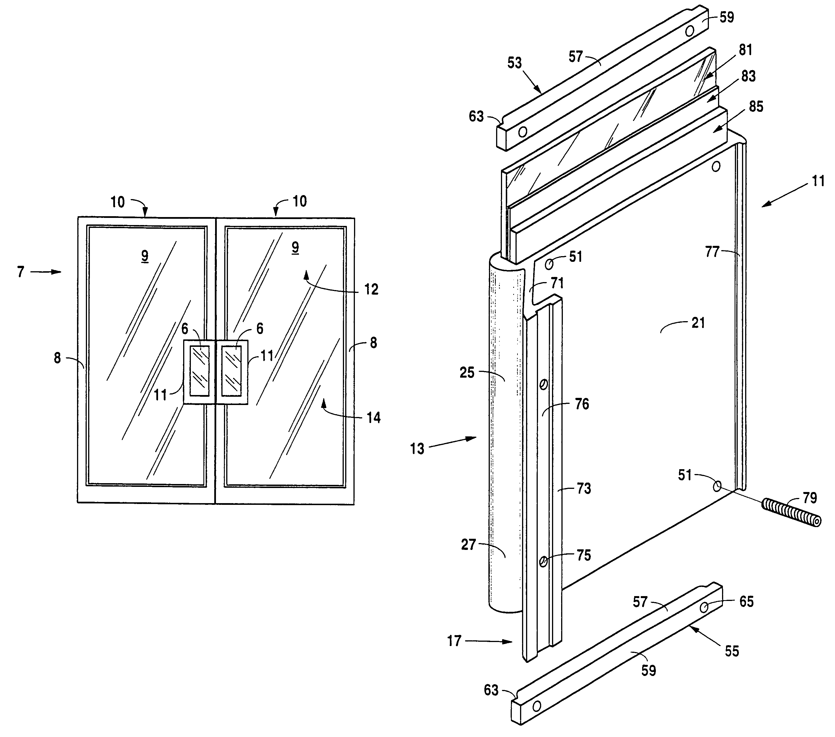 Door handle with interchangeable graphic display