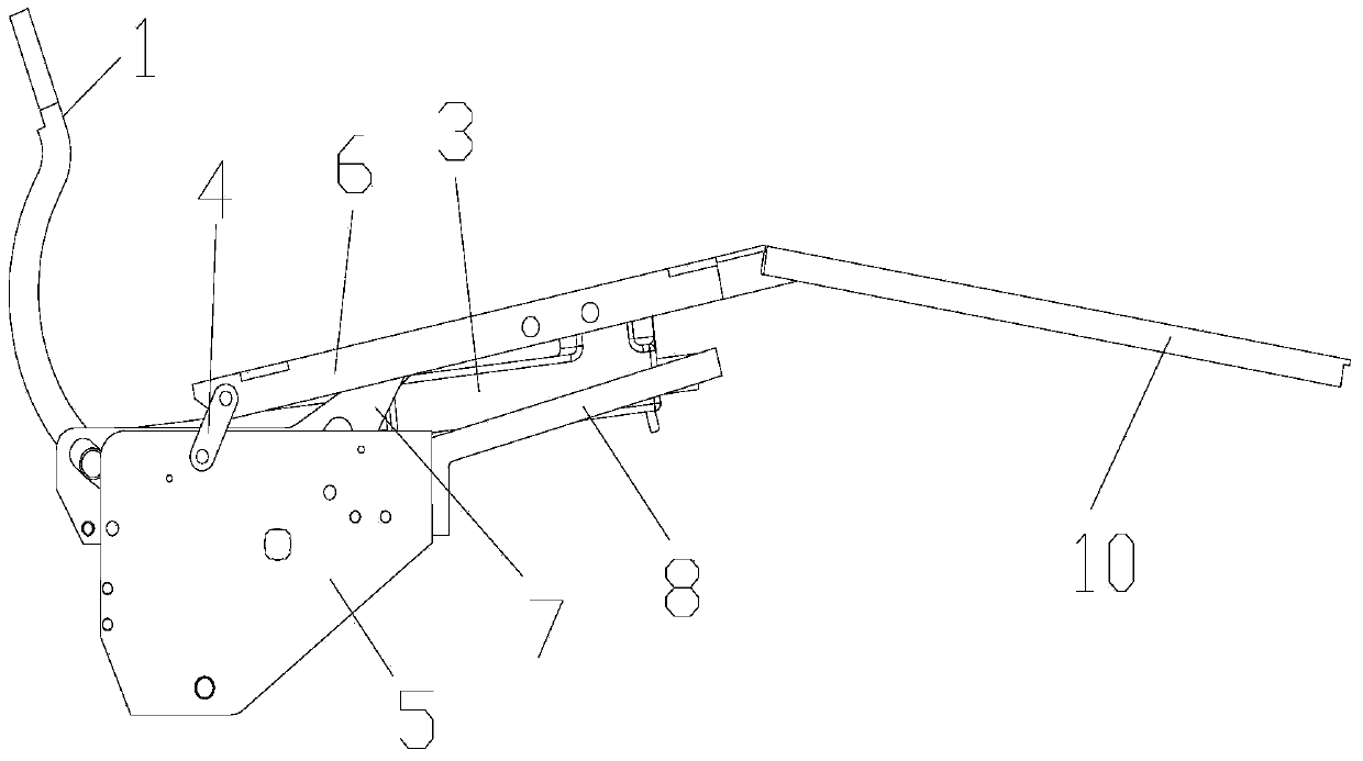 Horizontal compensation mechanism used for dental chair