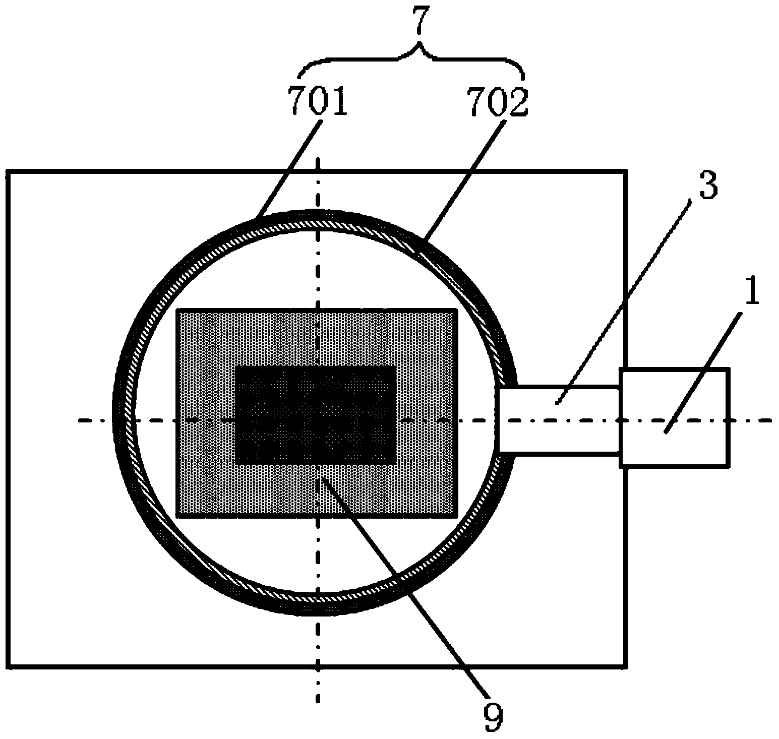 Microwave generating device and microwave high-temperature air pressure device with microwave generating device