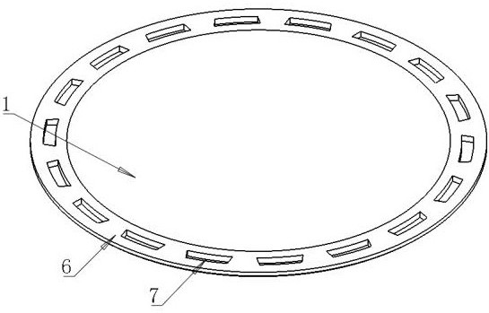 Special firm type stable explosion-proof piece for steel cylinder