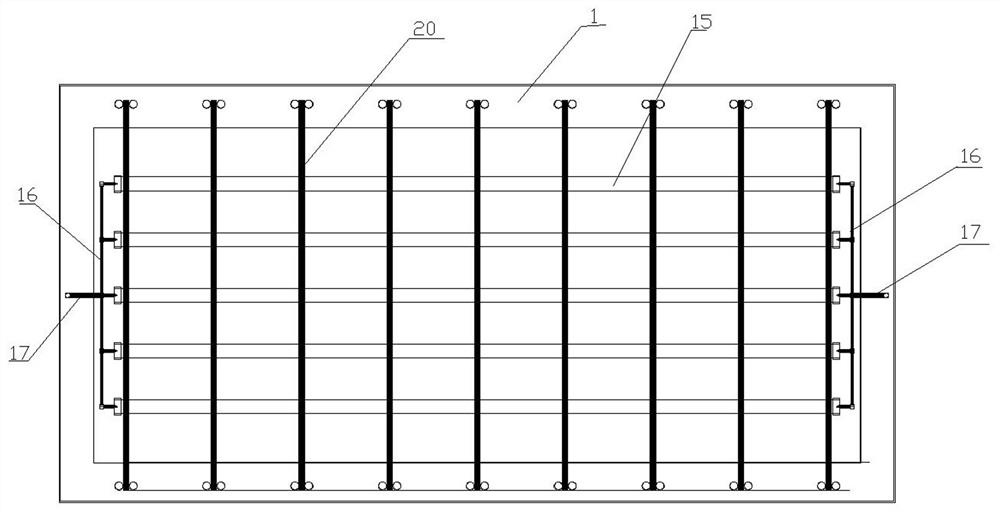 Horizontal drainage plate-vacuum preloading combined electroosmosis system and sludge treatment method thereof