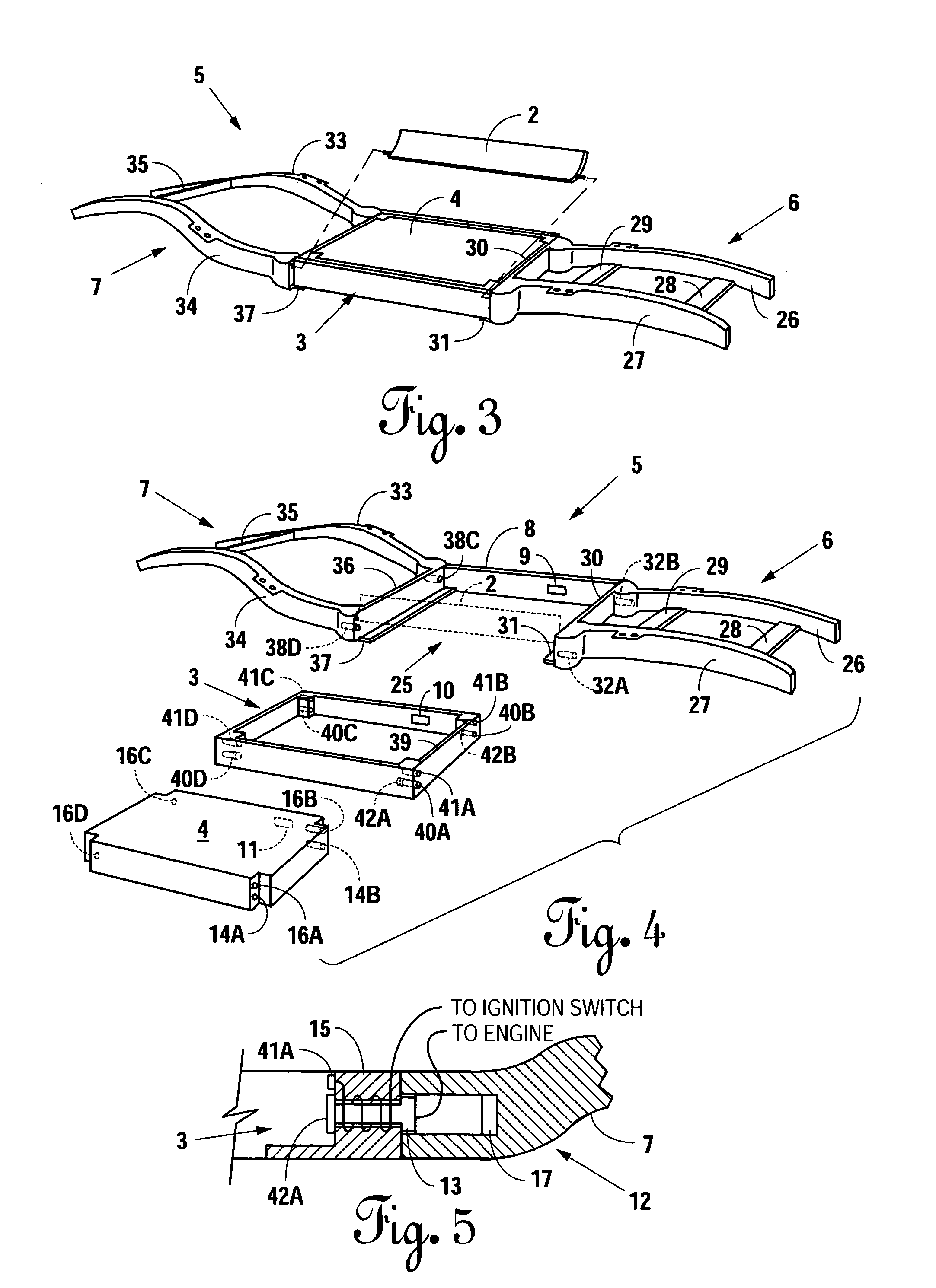 Hybrid electric vehicle chassis with removable battery module