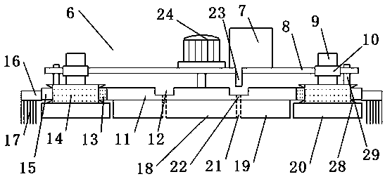 A polishing abrasive tool for ceramic tile processing