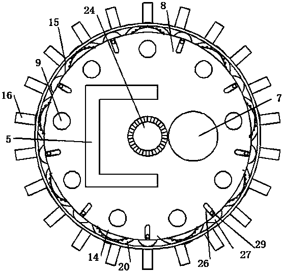 A polishing abrasive tool for ceramic tile processing