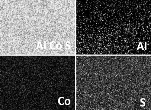 Aluminum-doped three-dimensional nano-porous metal sulfide hydrogen evolution electrode preparation and application methods