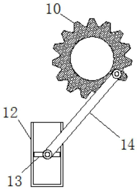 A test tube repeated cleaning and drying device for genetic engineering