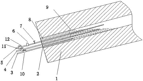 A method for increasing gas extraction in underground heating coal seams